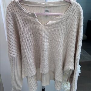 Urban Outfitters BDG Cream Knit Sweater